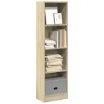 Bibliotecă, stejar sonoma, 40x24x143 cm, lemn prelucrat GartenMobel Dekor