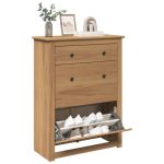 Dulap de pantofi „Panama”, 80x35x105 cm, lemn masiv de pin GartenMobel Dekor
