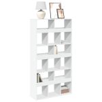 Bibliotecă, alb, 100x33x187,5 cm, lemn prelucrat GartenMobel Dekor