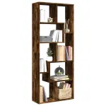 Bibliotecă/separator cameră stejar fumuriu 67x25x161,5 cm lemn GartenMobel Dekor