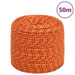 Frânghie de barcă, portocaliu, 10 mm, 50 m, polipropilenă GartenMobel Dekor