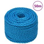 Frânghie de lucru, albastru, 14 mm, 50 m, polipropilenă GartenMobel Dekor