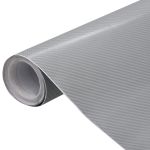 Folii auto 4D, 2 buc., argintiu, 100x150 cm + 50x150 cm GartenMobel Dekor