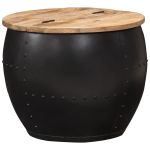 Măsuță de cafea, 53 x 43 cm, lemn masiv de mango, rotund GartenMobel Dekor