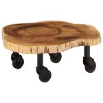 Măsuță de cafea, 60 x 55 x 25 cm, lemn masiv de acacia GartenMobel Dekor