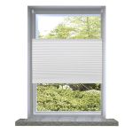 Jaluzea plisse, alb, 70x125 cm, pliuri GartenMobel Dekor