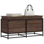 Cutie depozitare stejar maro 100x40x51,5 cm lemn prelucrat GartenMobel Dekor