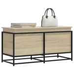 Cutie depozitare stejar sonoma 100x40x51,5 cm lemn prelucrat GartenMobel Dekor