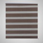 Jaluzea opacă tip zebră, 40 x 100 cm, cafeniu GartenMobel Dekor