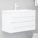 Dulap de chiuvetă, alb, 80x38,5x48 cm, PAL GartenMobel Dekor