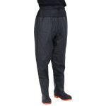 Pantaloni cu talie înaltă cu cizme, negru, mărimea 39 GartenMobel Dekor
