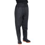 Pantaloni cu talie înaltă cu cizme, negru, mărimea 42 GartenMobel Dekor