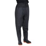 Pantaloni cu talie înaltă cu cizme, negru, mărimea 44 GartenMobel Dekor