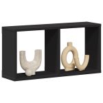 Dulap de perete, negru, 60x16x30 cm, lemn prelucrat GartenMobel Dekor