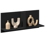 Dulap de perete, negru, 70x16,5x30 cm, lemn prelucrat GartenMobel Dekor
