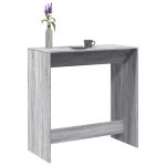 Masă de bar, Sonoma gri, 102x50x103,5 cm, lemn prelucrat GartenMobel Dekor