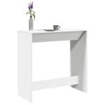 Masă de bar, alb, 102x50x103,5 cm, lemn prelucrat GartenMobel Dekor