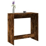 Masă de bar, stejar fumuriu, 102x50x103,5 cm, lemn prelucrat GartenMobel Dekor