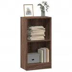 Bibliotecă, stejar maro, 40x24x76 cm, lemn prelucrat GartenMobel Dekor
