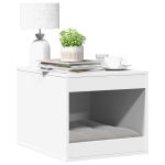 Cutie litieră pisici alb 47x59x42 cm lemn prelucrat GartenMobel Dekor
