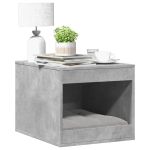 Cutie litieră pisici gri beton 47x59x42 cm lemn prelucrat GartenMobel Dekor