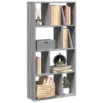 Bibliotecă, gri sonoma, 60x20x120 cm, lemn prelucrat GartenMobel Dekor