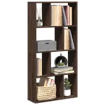 Bibliotecă, stejar maro, 60x20x120 cm, lemn prelucrat GartenMobel Dekor