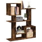 Bibliotecă/separator cameră stejar fumuriu 92x29x112 cm lemn GartenMobel Dekor