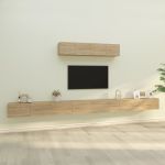 Set dulap TV, 6 piese, stejar sonoma, lemn prelucrat GartenMobel Dekor
