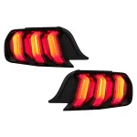 Stopuri Full LED compatibile cu Ford Mustang VI S550 (2015-2019) Semnal Dinamic Secvential Performance AutoTuning