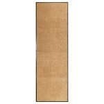 Covoraș de ușă lavabil, crem, 60 x 180 cm GartenMobel Dekor