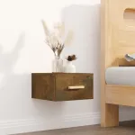 Noptieră de perete, stejar afumat, 35x35x20 cm GartenMobel Dekor