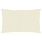 Pânză parasolar, crem, 2,5x4,5 m, HDPE, 160 g/m² GartenMobel Dekor