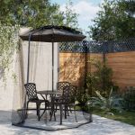 Plasa de tantari pentru umbrela 220 ochiuri negru Φ330x250 cm GartenMobel Dekor