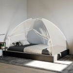 Plasa țânțari Mongolia cu uși, 220 ochiuri alb 200x120x130 cm GartenMobel Dekor