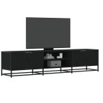 Comodă TV, negru, 180x35x41 cm, lemn prelucrat GartenMobel Dekor