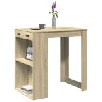 Masă de bar, stejar Sonoma, 102x70x103,5 cm, lemn prelucrat GartenMobel Dekor