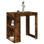 Masă de bar, stejar fumuriu, 102x70x103,5 cm, lemn prelucrat GartenMobel Dekor