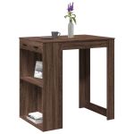 Masă de bar, stejar maro, 102x70x103,5 cm, lemn prelucrat GartenMobel Dekor