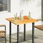 Blat de masă pătrată, 70x70x2 cm, lemn masiv de acacia GartenMobel Dekor