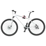 Suport reparații biciclete de perete, pliabil, roșu/ negru oțel GartenMobel Dekor