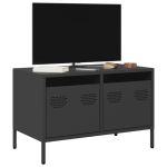 Dulap TV, negru, 68x39x43,5 cm, oțel laminat la rece GartenMobel Dekor