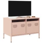 Dulap TV, roz, 68x39x43,5 cm, oțel laminat la rece GartenMobel Dekor