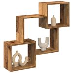 Dulap de perete, lemn vechi, 78x18x71 cm, lemn prelucrat GartenMobel Dekor