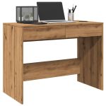 Birou, stejar artizanal, 101x50x76,5 cm, lemn prelucrat GartenMobel Dekor