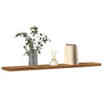 Rafturi perete 4 buc., lemn vechi, 60x20x1,5 cm, lemn prelucrat GartenMobel Dekor