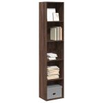 Bibliotecă, stejar maro, 40x30x189 cm, lemn prelucrat GartenMobel Dekor