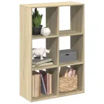 Bibliotecă/separator cameră stejar sonoma 69,5x29x103,5 cm lemn GartenMobel Dekor