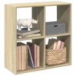 Bibliotecă/separator cameră stejar sonoma 69,5x29x69,5 cm lemn GartenMobel Dekor