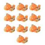 Chingi fixare cu clichet, 10 buc, 0,4 tone, 6mx25mm, portocaliu GartenMobel Dekor